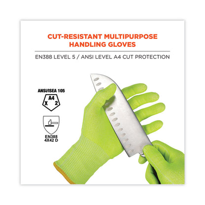 ProFlex 7040 ANSI A4 CR Food Grade Gloves, EN388: 2X4XD, Reversible, 12" Long, 2X-Large, Lime, 144 Pairs/Carton