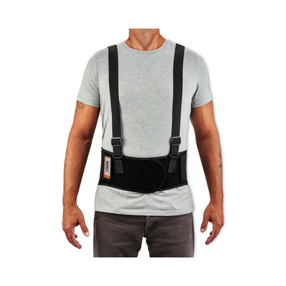 ProFlex 1600 Standard Elastic Back Support Brace, 4X-Large, 52" to 58" Waist, Black