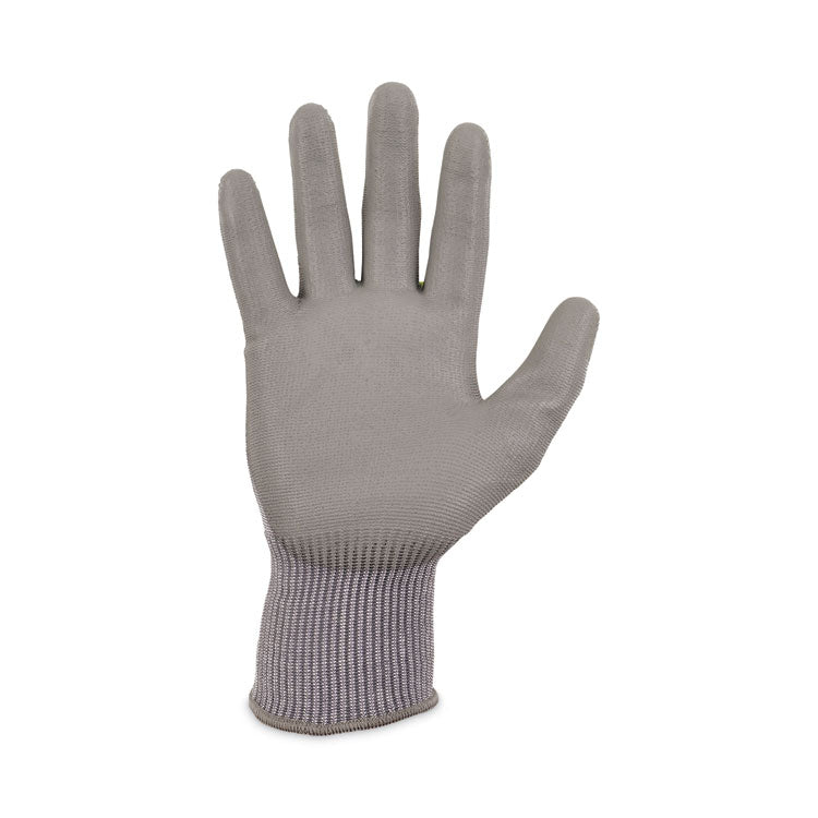 ProFlex 7024 ANSI A2 PU Coated CR Gloves, EN388: 4X42B, 9" Long, Medium, Gray, 12 Pairs