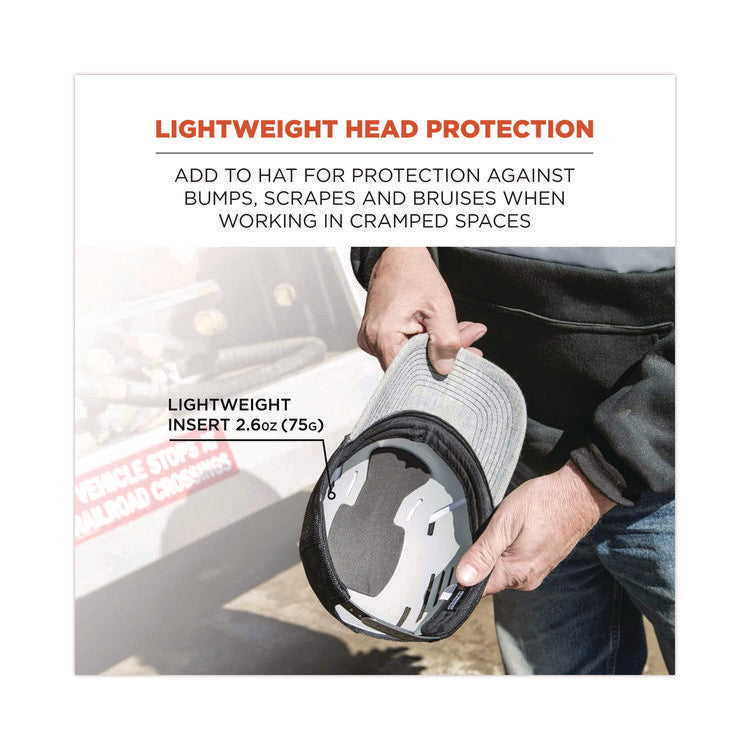 Skullerz 8945 Universal Bump Cap Insert, 0.06" Thick, Gray