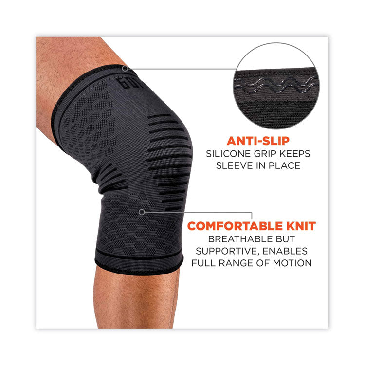 ProFlex 601 Knee Compression Sleeve, Small, Black