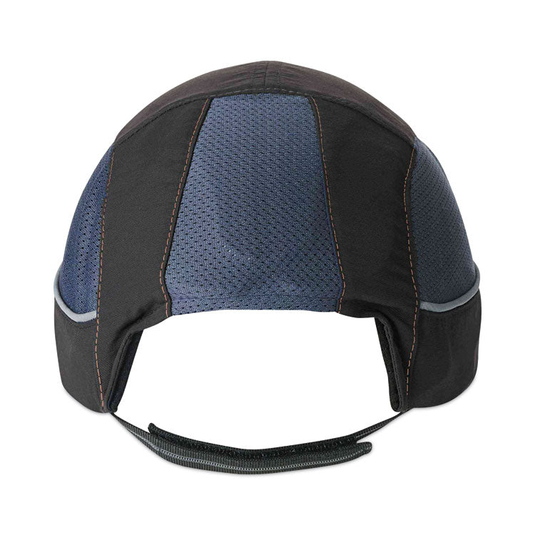 Skullerz 8950 Bump Cap, Micro Front Brim, 3X-Small to Large (Up to 7.5), 0.01" Insert, Black