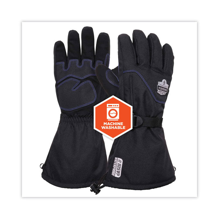 ProFlex 825WP Thermal Waterproof Winter Work Gloves, 2X-Large, Black, Pair