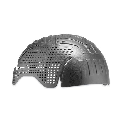 Skullerz 8955 Lightweight Bump Cap Hat, Short Front Brim, 3X-Small to Large (Up to 7.5), 0.01" Insert, Black