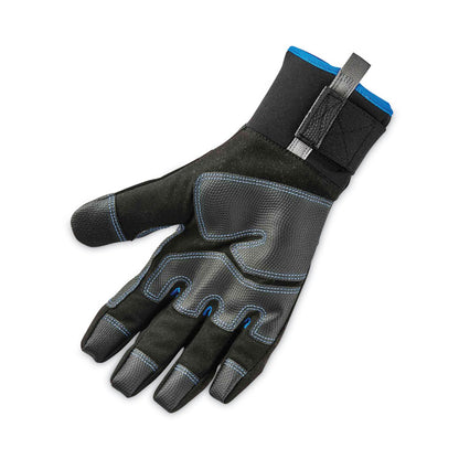 ProFlex 818WP Thermal WP Gloves with Tena-Grip, EN388: 3423X, 9" Long, 2X-Large, Black, Pair