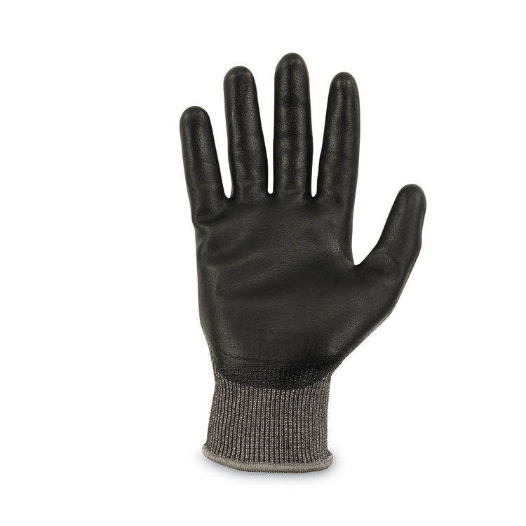 ProFlex 7072 ANSI A7 Nitrile-Coated CR Gloves, EN388: 4X44F, 9" Long, 2X-Large, Gray, Pair
