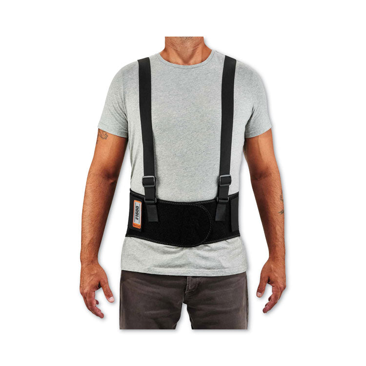 ProFlex 1600 Standard Elastic Back Support Brace, Small, 25" to 30" Waist, Black