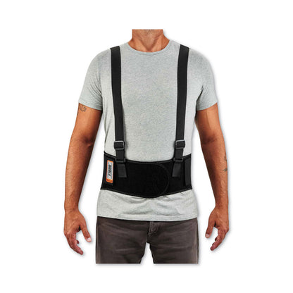 ProFlex 1600 Standard Elastic Back Support Brace, Small, 25" to 30" Waist, Black