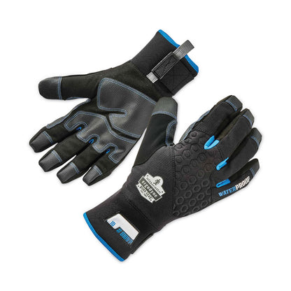 ProFlex 818WP Thermal WP Gloves with Tena-Grip, EN388: 3423X, 9" Long, X-Large, Black, Pair