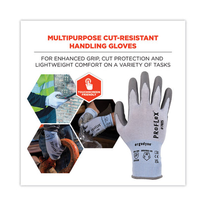 ProFlex 7025 ANSI A2 PU Coated CR Gloves, EN388: 2X42B, 9" Long, X-Large, Blue, 12 Pairs