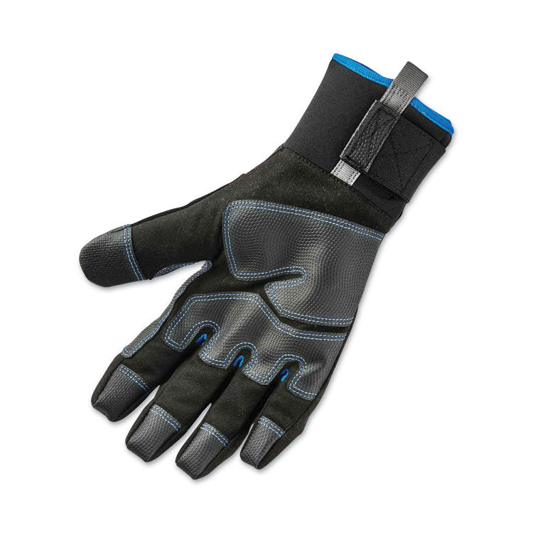 ProFlex 818WP Thermal WP Gloves with Tena-Grip, EN388: 3423X, 9" Long, Small, Black, Pair