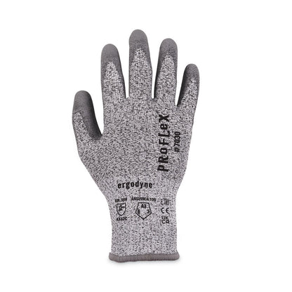 ProFlex 7030 ANSI A3 PU Coated CR Gloves, EN388: 4X42C, 9" Long, Small, Gray, Pair