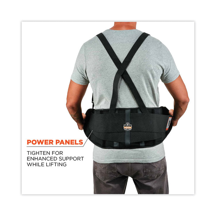 ProFlex 100 Economy Spandex Back Support Brace, 3X-Large, 46" to 52" Waist, Black
