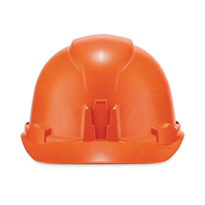 Skullerz 8970 Class E Hard Hat Cap Style, 4-Point Standard Ratchet Suspension, One Size Fits Most (6.5 to 8), Orange