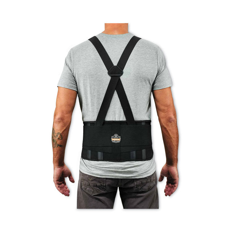 ProFlex 1625 Elastic Back Support Brace, Small, 25" to 30" Waist, Black