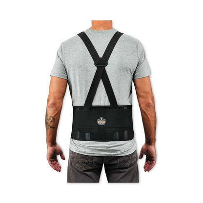ProFlex 1625 Elastic Back Support Brace, Small, 25" to 30" Waist, Black