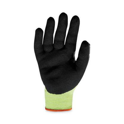 ProFlex 7141 ANSI A4 DIR Nitrile-Coated CR Gloves, EN388: 4X42DP, 9" Long, 2X-Large, Lime, 72 Pairs/Carton