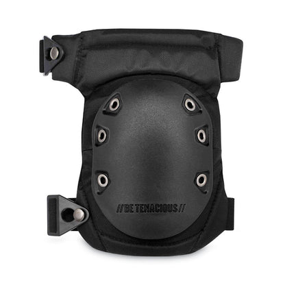 ProFlex 435 Hinged Gel Knee Pad With Buckles, Hard Cap, Buckle Closure, One Size Fits Most, Black, Pair