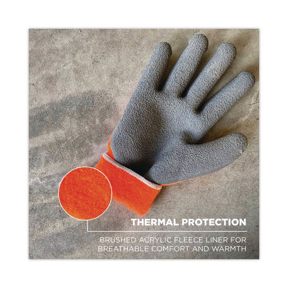 ProFlex 7401-CASE Coated Lightweight Winter Gloves, EN388: 2131X, 9" Long, X-Large, Orange, Pair