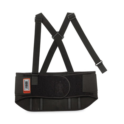 ProFlex 1600 Standard Elastic Back Support Brace, Small, 25" to 30" Waist, Black