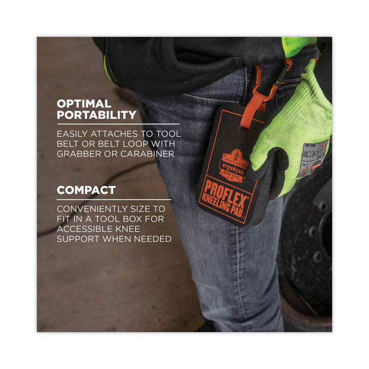 ProFlex 365 Mini Foam Kneeling Pad, 1", Mini, Black