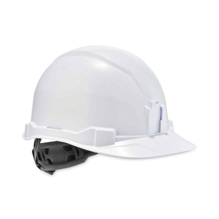 Skullerz 8970 Class E Hard Hat Cap Style, 4-Point Standard Ratchet Suspension, One Size Fits Most (6.5 to 8), White