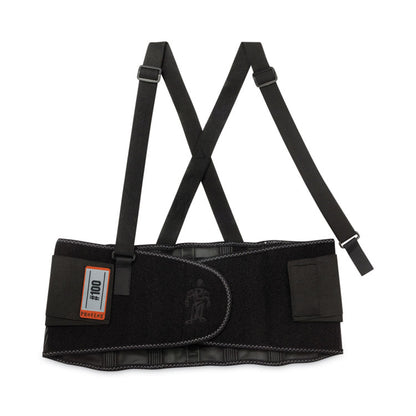 ProFlex 100 Economy Spandex Back Support Brace, 4X-Large, 52" to 58" Waist, Black