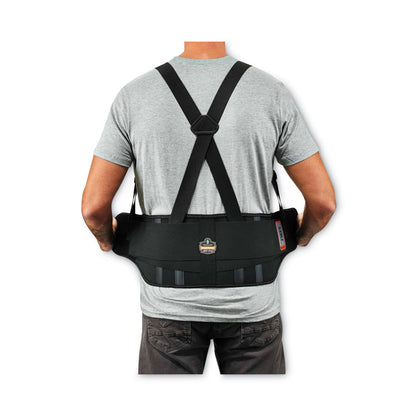 ProFlex 1625 Elastic Back Support Brace, Large, 34" to 38" Waist, Black
