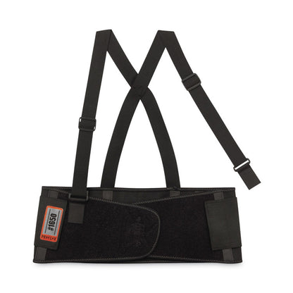 ProFlex 1650 Economy Elastic Back Support Brace, 4X-Large, 52" to 58" Waist, Black