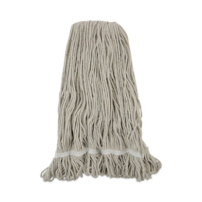 Pro Loop Web/Tailband Wet Mop Head, Cotton, 24 oz., White
