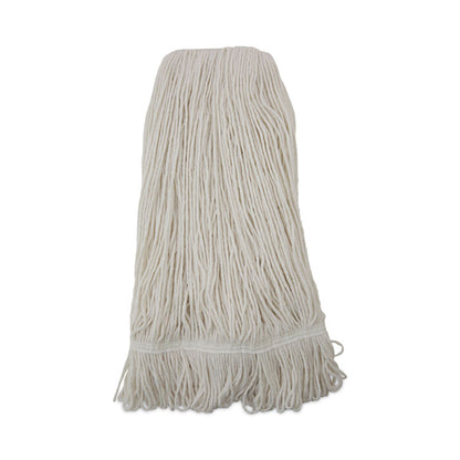 Pro Loop Web/Tailband Wet Mop Head, Rayon, 24 oz, White