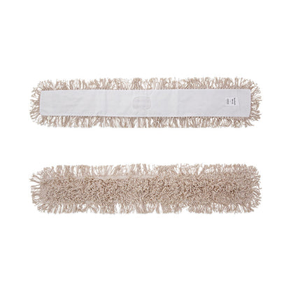 Industrial Dust Mop Head, Hygrade Cotton, 48 x 5, White