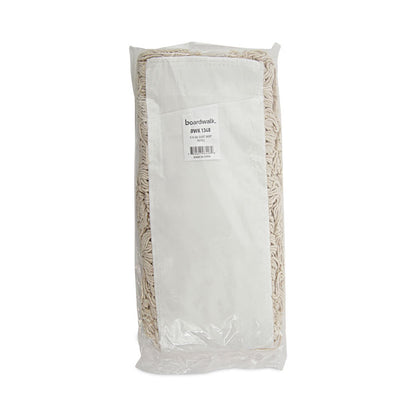 Industrial Dust Mop Head, Hygrade Cotton, 48 x 5, White