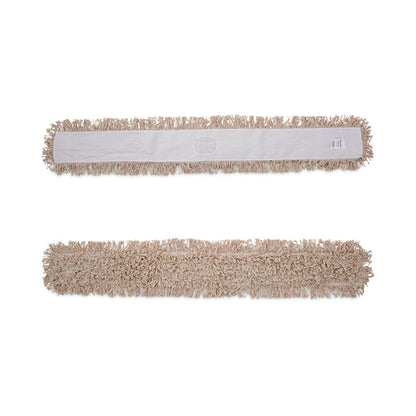 Industrial Dust Mop Head, Hygrade Cotton, 60 x 5, White