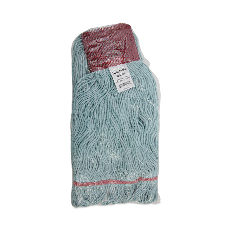 EchoMop with Looped-End Wet Head, Cotton/Rayon/Synthetic, Large, Blue