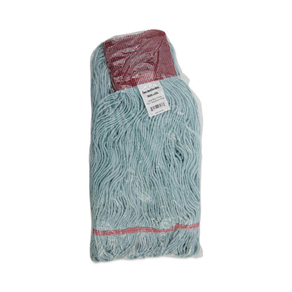 EchoMop with Looped-End Wet Head, Cotton/Rayon/Synthetic, Large, Blue