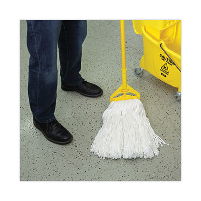 Cut-End Wet Mop Head, Rayon, #32, White