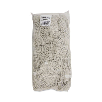 Pro Loop Web/Tailband Wet Mop Head, Cotton, 12/Carton