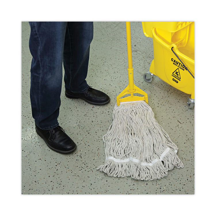 Mop Head, Loop Web/Tailband, Value Standard, Cotton, #32, White, 12/Carton