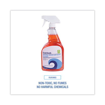 Natural Grease and Grime Cleaner, Unscented, 32 oz Spray Bottle