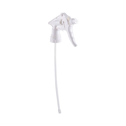 General Purpose Trigger Sprayer, 8" Tube, Fits 16 oz to 24 oz Bottles, White, 24/Carton