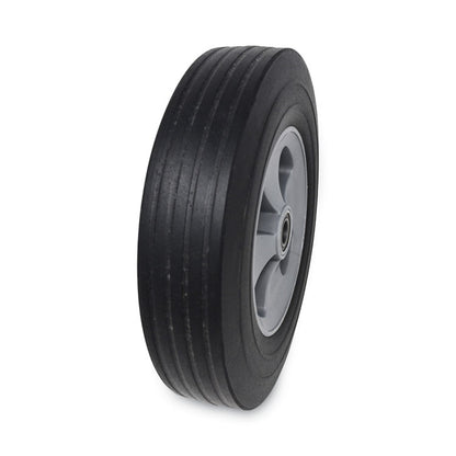 Tilt Truck Wheels, 500 lb Weight Capacity, 12" Wheel, Black