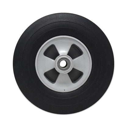 Tilt Truck Wheels, 650 lb Weight Capacity, 10" Wheel, Black