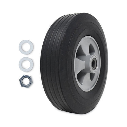 Tilt Truck Wheels, 650 lb Weight Capacity, 10" Wheel, Black