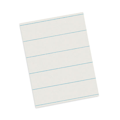 Ruled Newsprint Paper, 3/8" Short Rule, 8.5 x 11, 500/Pack