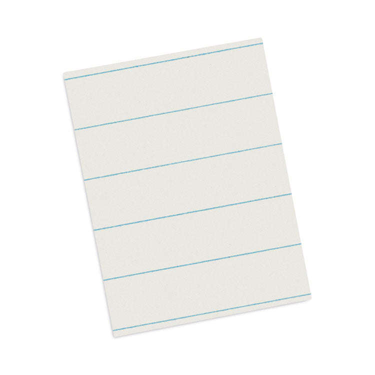 Ruled Newsprint Paper, 3/8" Short Rule, 8.5 x 11, 500/Pack