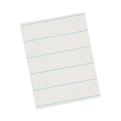 Ruled Newsprint Paper, 3/8" Short Rule, 8.5 x 11, 500/Pack