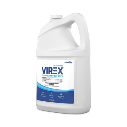 Virex All-Purpose Disinfectant Cleaner, Lemon Scent, 1 gal Container, 2/Carton