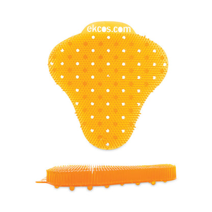 ekcoscreen Urinal Screens, Citrus Scent, Orange, 12/Carton