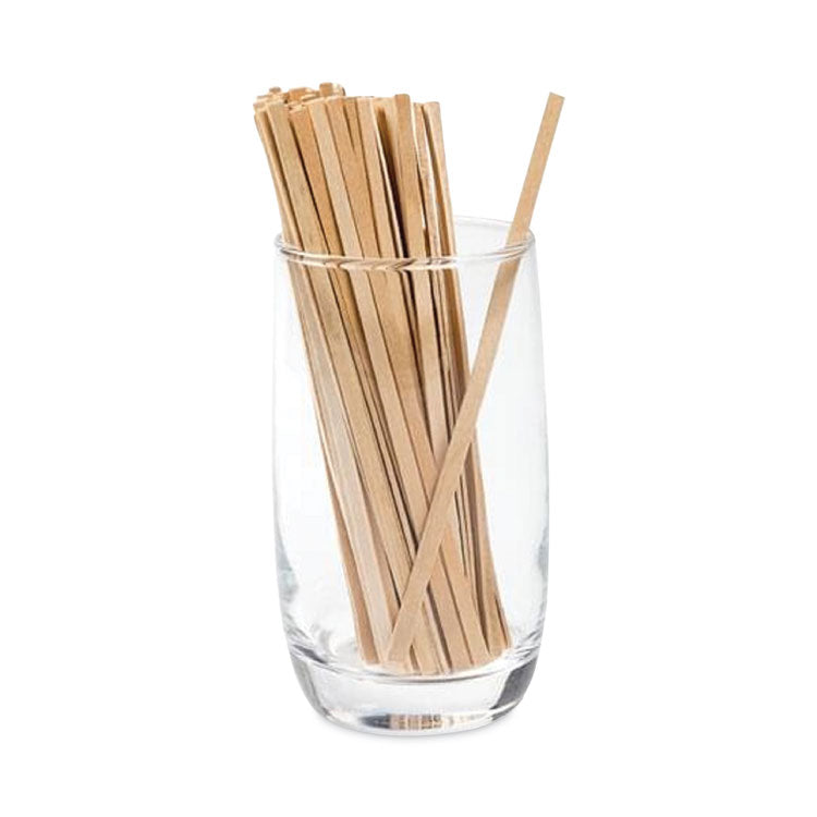 Wood Stir Sticks, 5.5", 1,000/Box